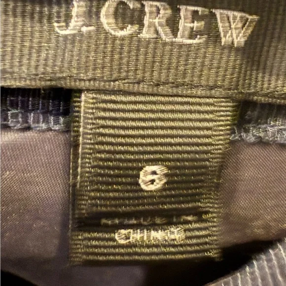 New J. Crew Sz 6 Elegant Navy Blue Brocade Polka Dot Pencil Skirt - Picture 6 of 7